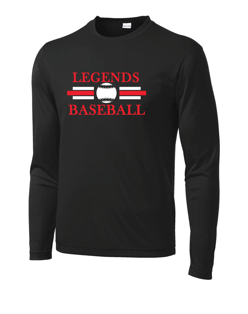 8U Legends Baseball 2024 Drifit Longsleeve T-Shirt
