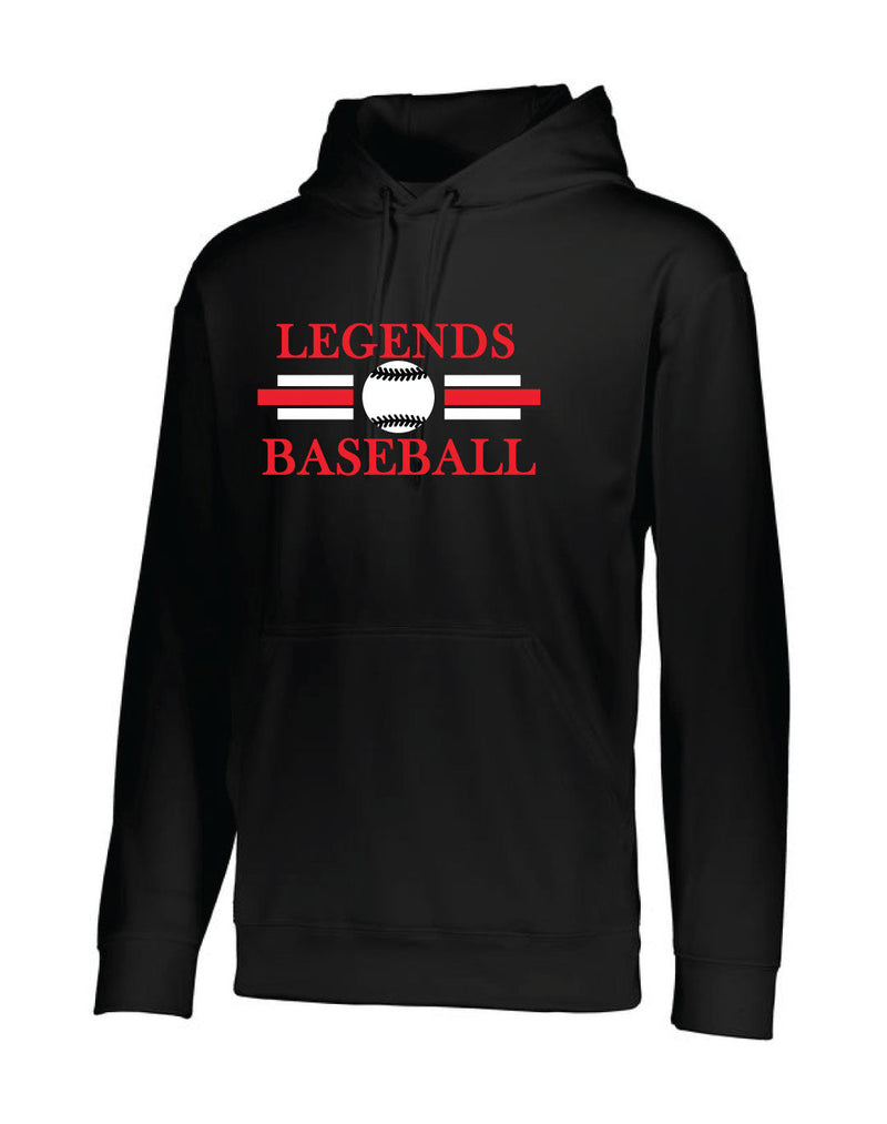 8U Legends Baseball 2024 Drifit Hooded Sweatshirt
