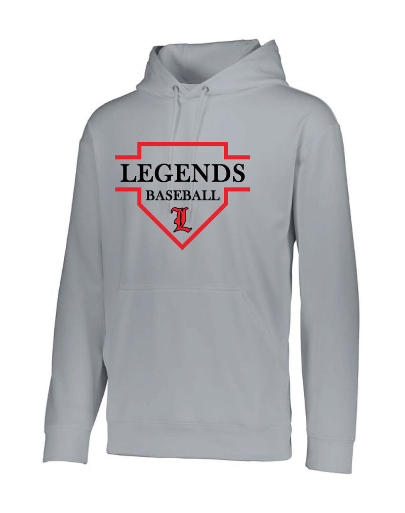 8U Legends Baseball 2024 Drifit Hooded Sweatshirt