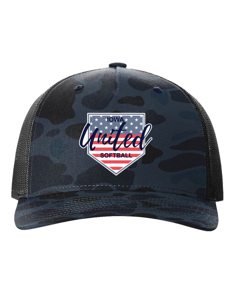 Iowa United Softball Printed Trucker Hat