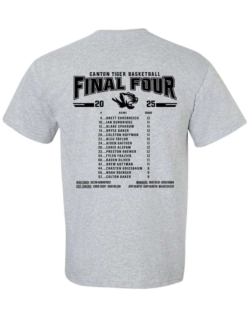 Canton Tiger Basketball Final Four 2025 T-Shirt