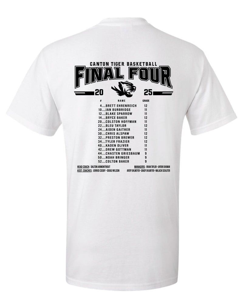 Canton Tiger Basketball Final Four 2025 T-Shirt