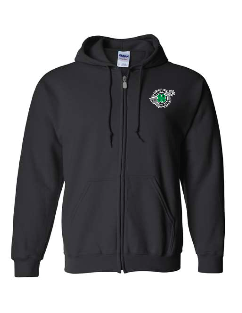 Silver Spurs 4-H Full-Zip Hooded Sweatshirt