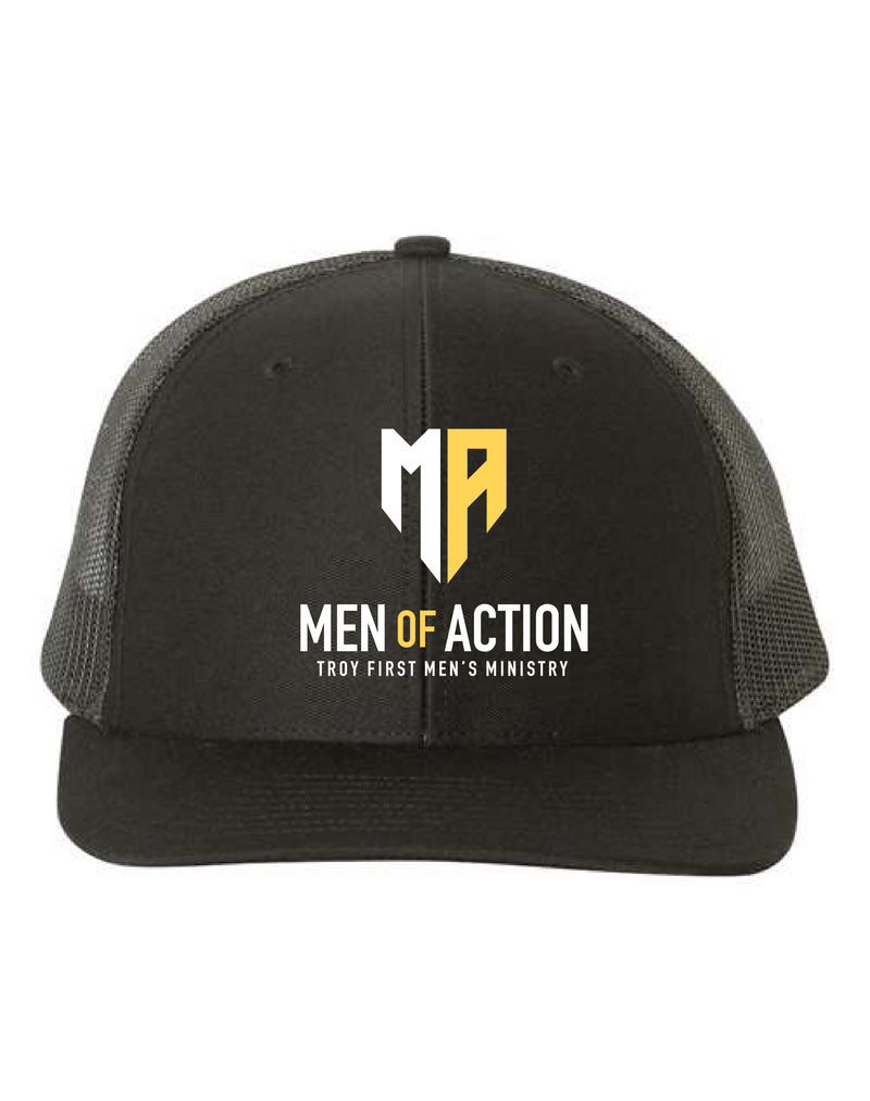 TFBC Men of Action Snapback Trucker Hat