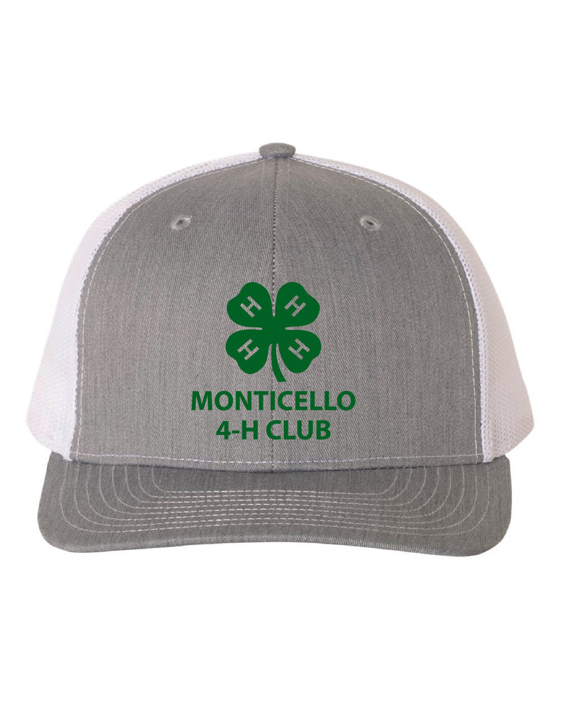 Monticello 4-H Club Snapback Trucker Hat