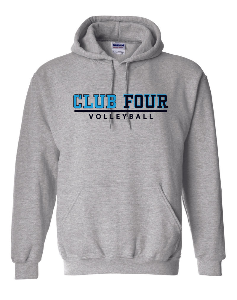 Club Four Volleyball Hooded Sweatshirt