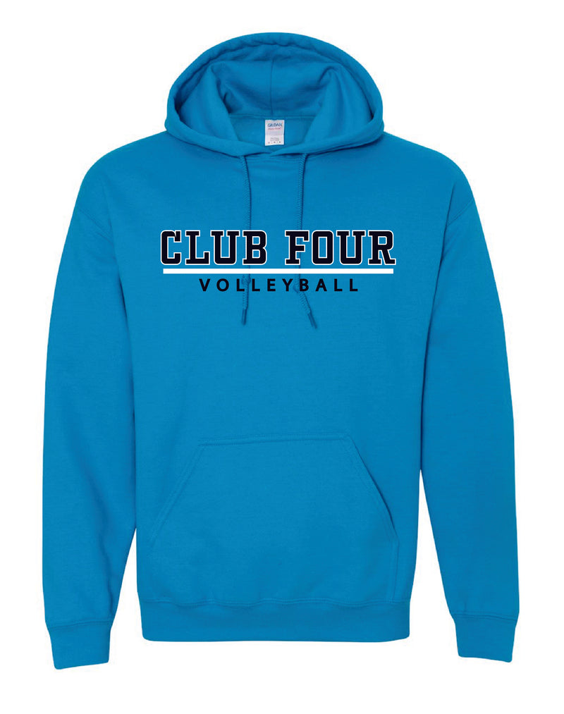 Club Four Volleyball Hooded Sweatshirt