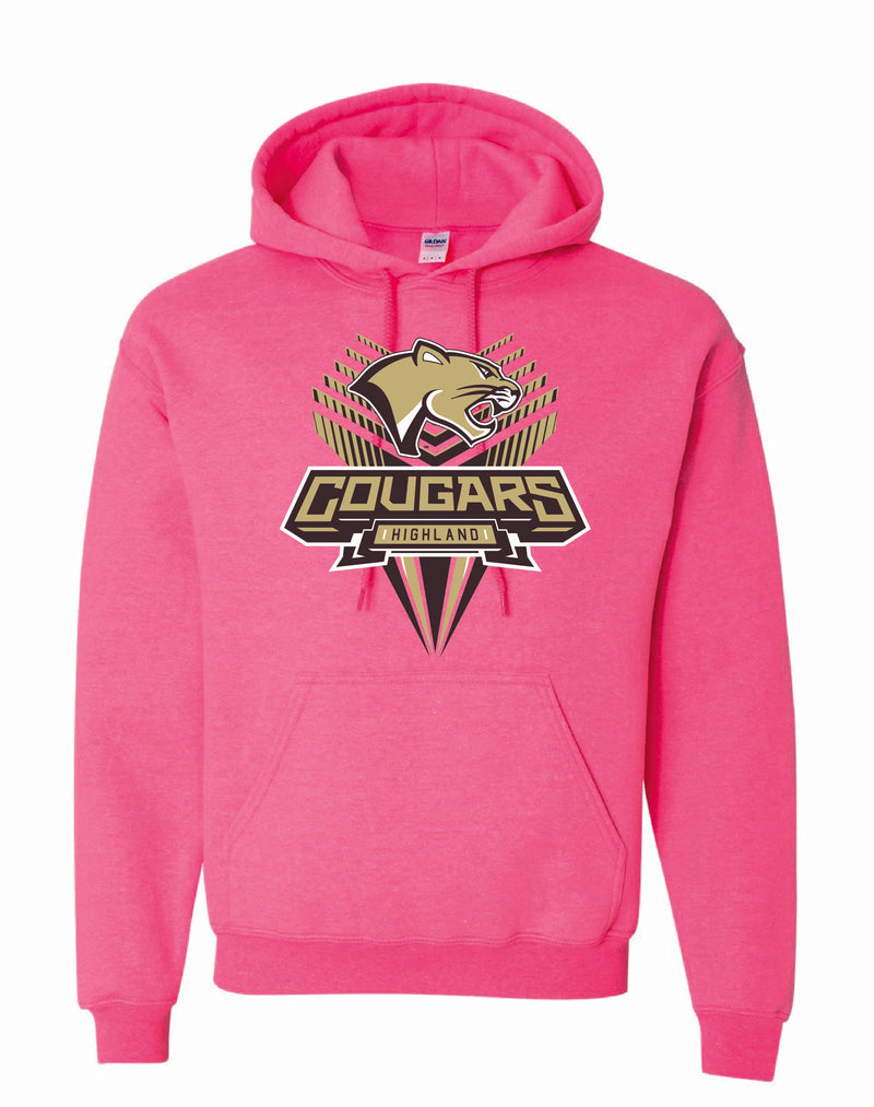 Highland Football Pink Night Hoodie