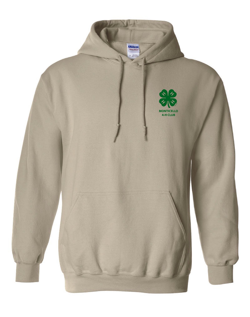 Monticello 4-H Club Hooded Sweatshirt