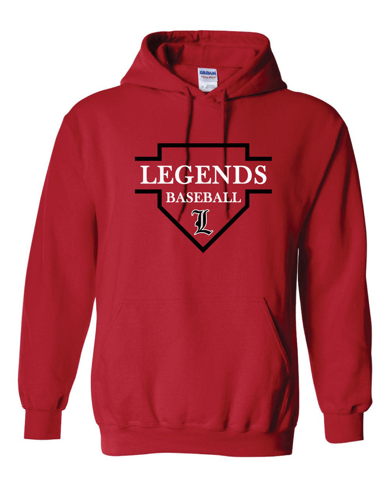 10U Legends Baseball 2024 Hooded Sweatshirt
