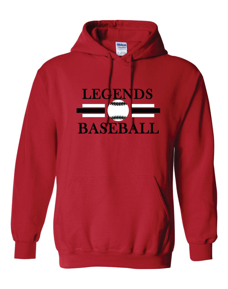 8U Legends Baseball 2024 Hooded Sweatshirt