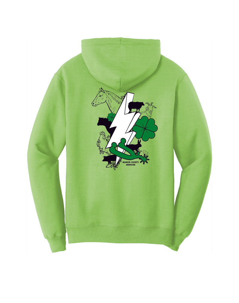 Silver Spurs 4H Hooded Sweatshirt