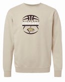 Highland Boys Basketball 2025 Pigmented Dyed Crewneck