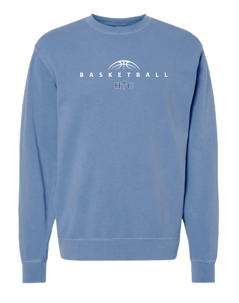 Holy Trinity Basketball 2024 Pigment-Dyed Crewneck