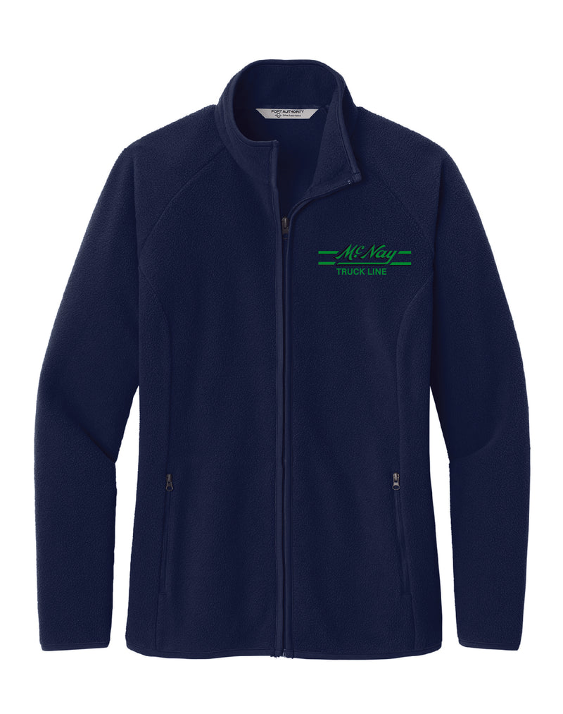 McNay Truck Line Ladies Fleece Jacket