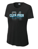 Club Four Volleyball 2026 Women's Drifit Scoop Neck Tee