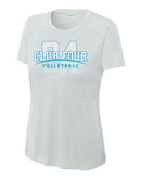 Club Four Volleyball 2026 Women's Drifit Scoop Neck Tee