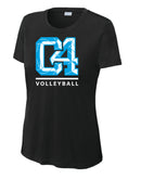 Club Four Volleyball 2026 Women's Drifit Scoop Neck Tee