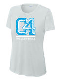 Club Four Volleyball 2026 Women's Drifit Scoop Neck Tee