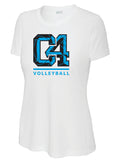 Club Four Volleyball 2026 Women's Drifit Scoop Neck Tee