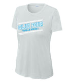 Club Four Volleyball 2026 Women's Drifit Scoop Neck Tee