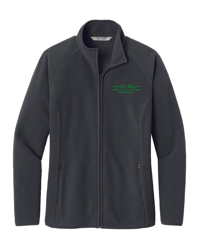 McNay Truck Line Ladies Fleece Jacket