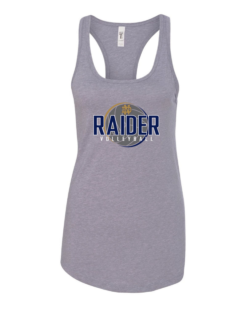 QND Volleyball 2023 Ladies Racerback Tank Top