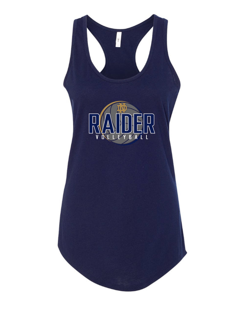 QND Volleyball 2023 Ladies Racerback Tank Top