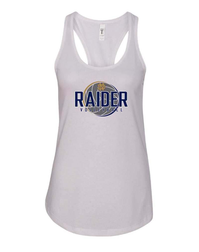 QND Volleyball 2023 Ladies Racerback Tank Top