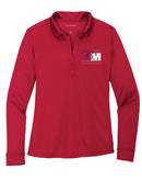 Bank of Monticello Drifit Long Sleeve Ladies Polo