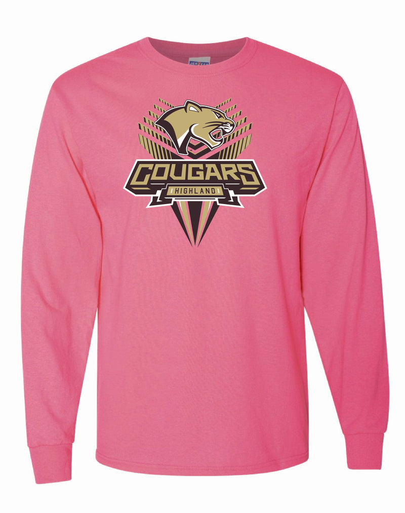 Highland Football Pink Night Longsleeve