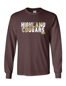 Highland Cougars Long Sleeve T-Shirt