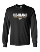 Highland Cougars Long Sleeve T-Shirt