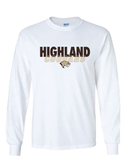 Highland Cougars Long Sleeve T-Shirt