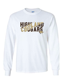 Highland Cougars Long Sleeve T-Shirt