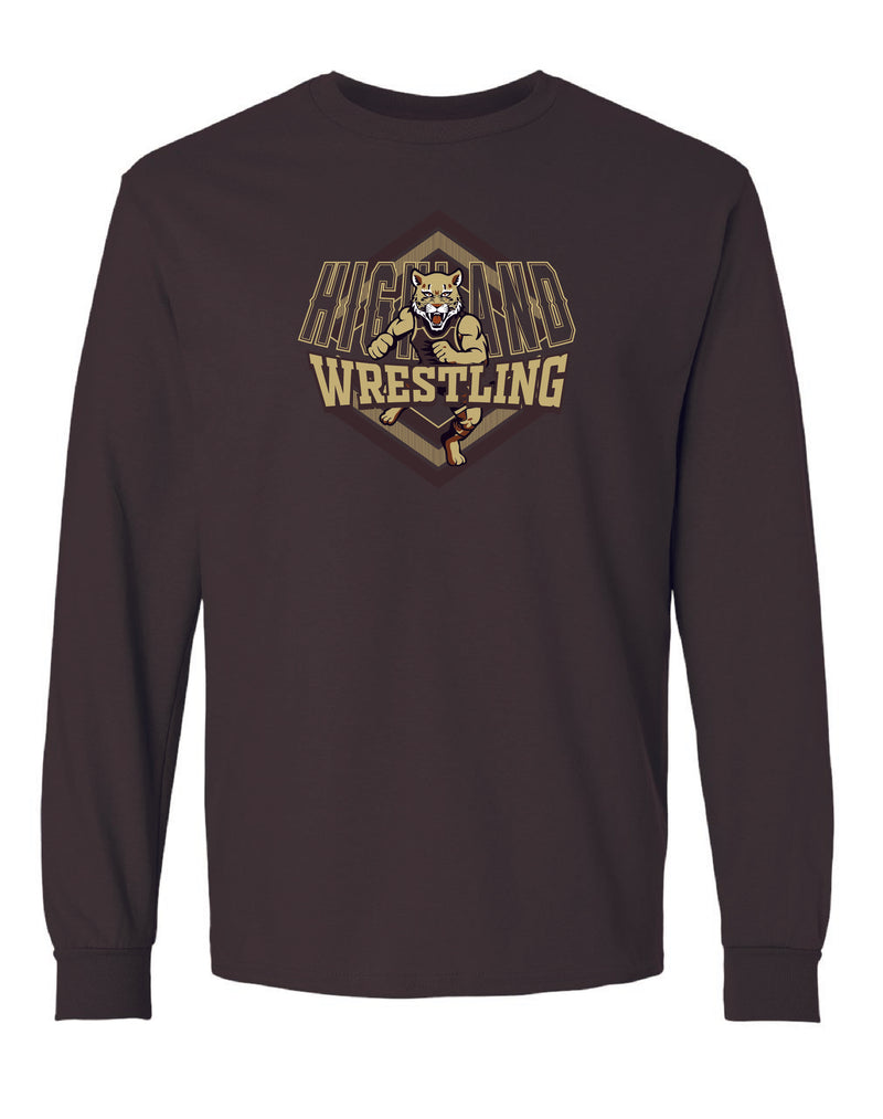 Highland Wrestling Long Sleeve T-Shirt