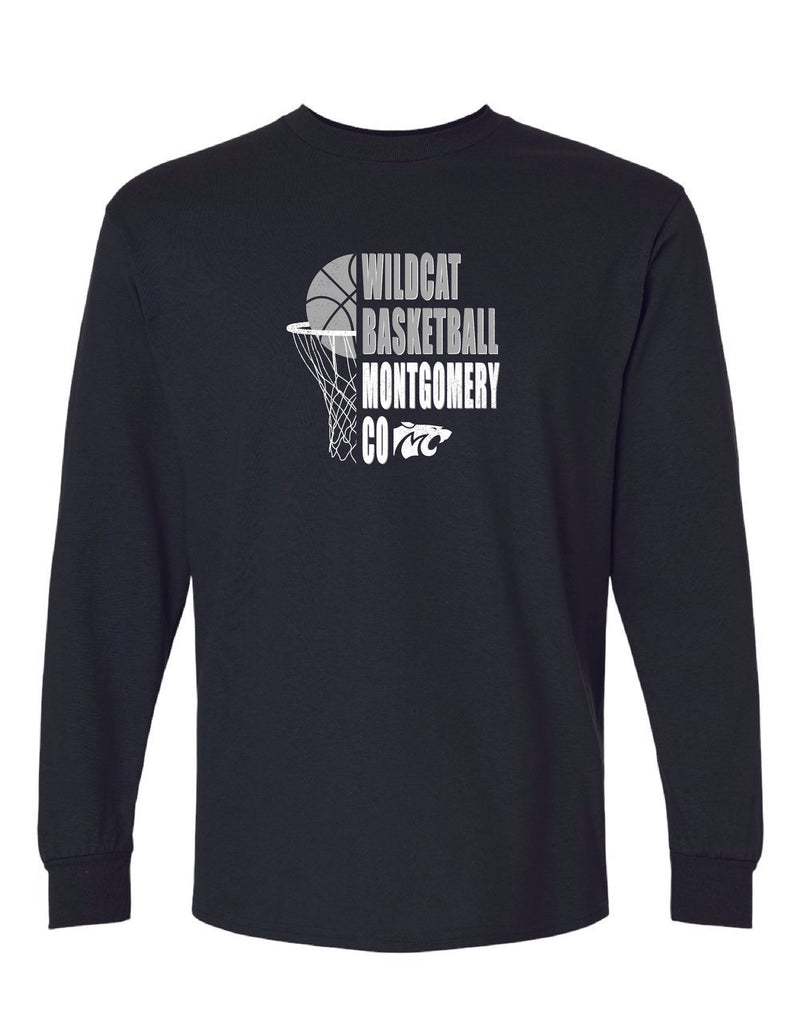 Montgomery County Basketball Long Sleeve T-Shirt