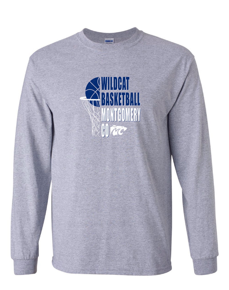 Montgomery County Basketball Long Sleeve T-Shirt