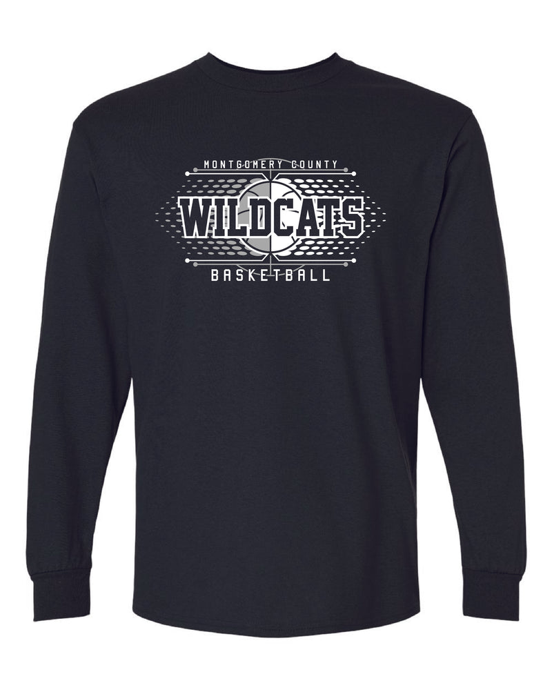 Montgomery County Basketball Long Sleeve T-Shirt