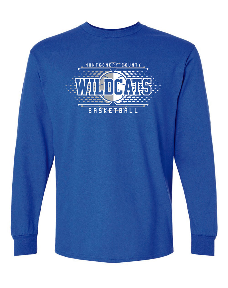 Montgomery County Basketball Long Sleeve T-Shirt