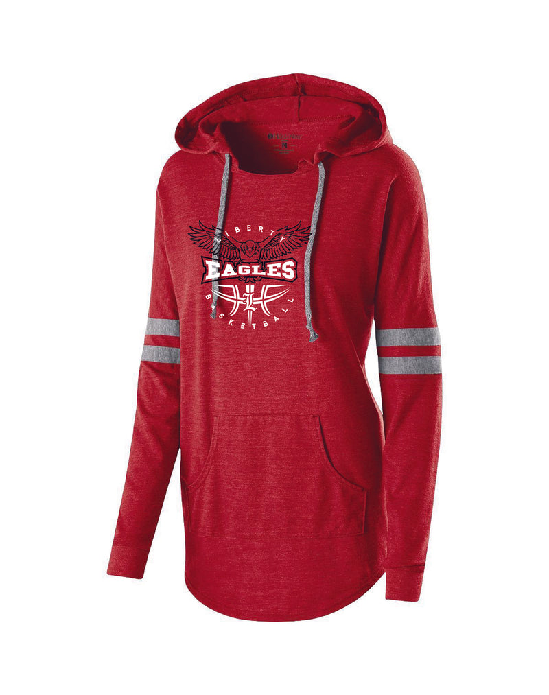 Liberty Basketball Ladies Lowkey Hooded Pullover