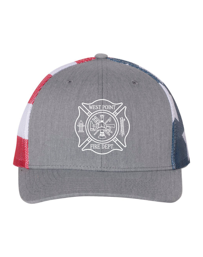 West Point FD Printed Snapback Trucker Hat