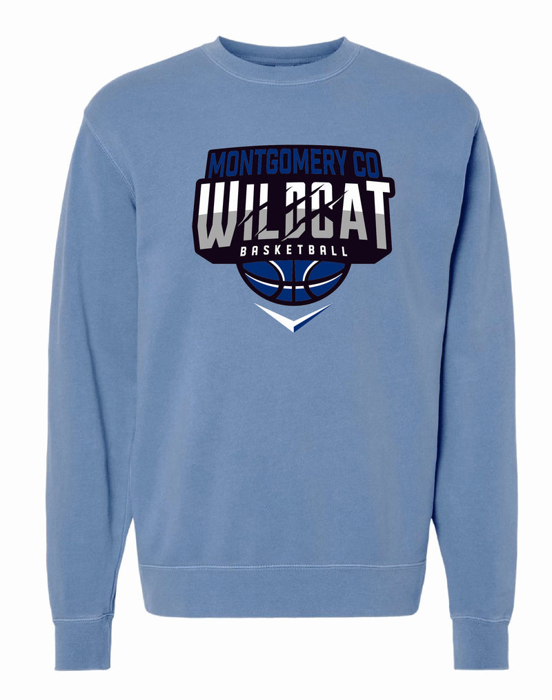 Montgomery County Basketball 2025 Pigmented Dyed Crewneck