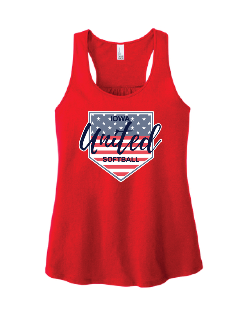 Iowa United Softball Racerback Tank