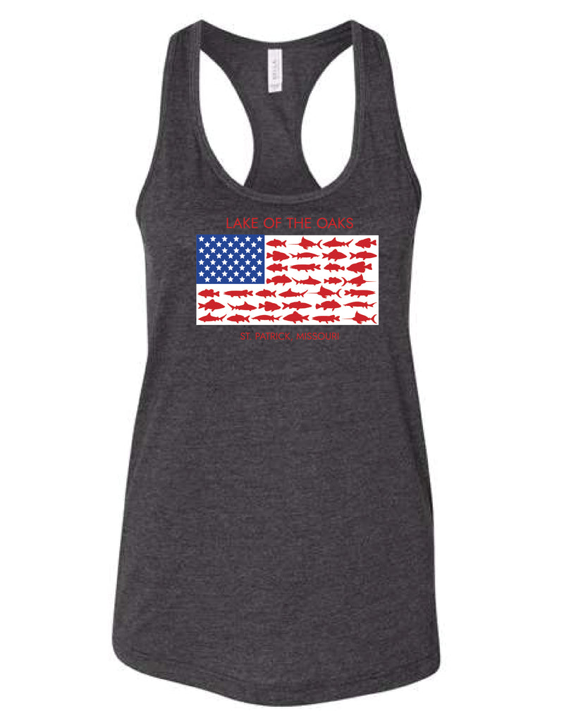 Lake of the Oaks 2025 Racerback Tank