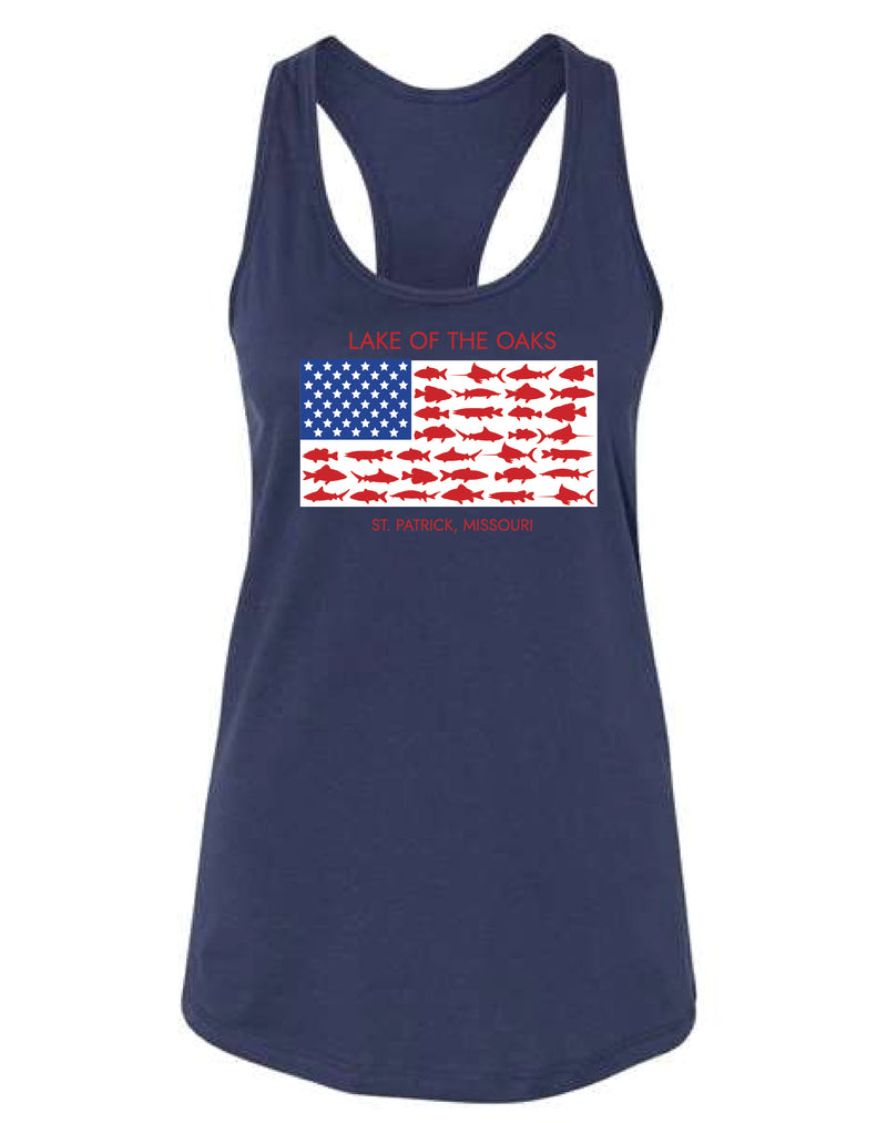 Lake of the Oaks 2025 Racerback Tank