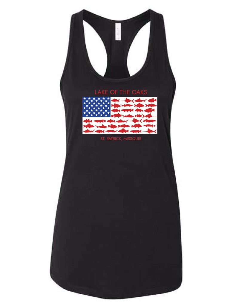 Lake of the Oaks 2025 Racerback Tank