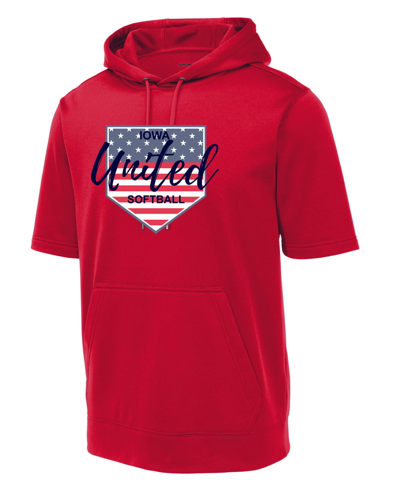 Iowa United Softball Short Sleeve Hoodie