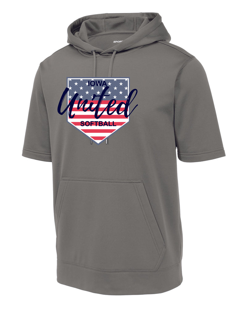 Iowa United Softball Short Sleeve Hoodie