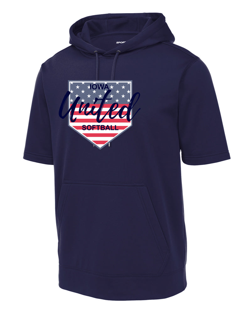 Iowa United Softball Short Sleeve Hoodie